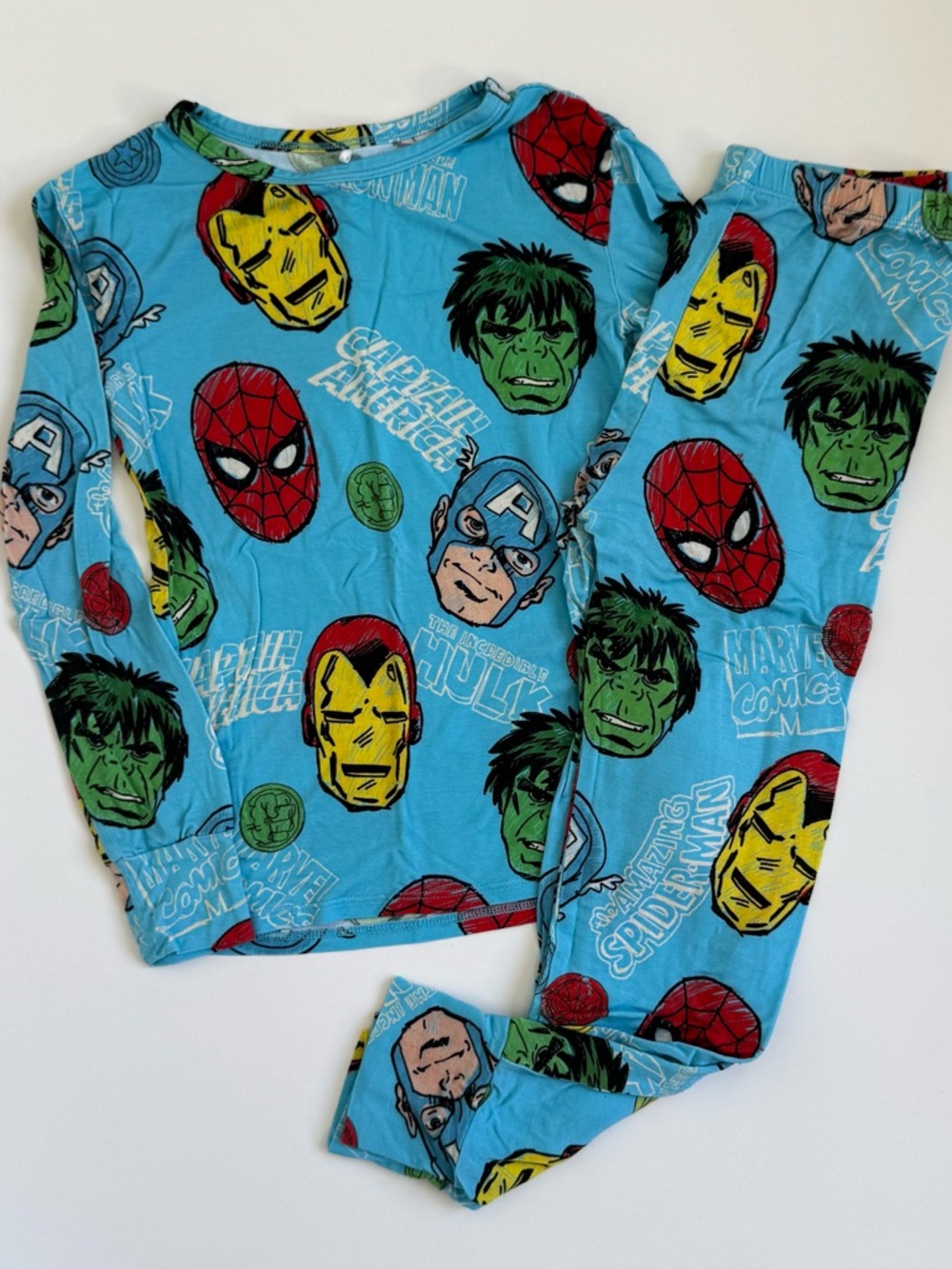 Marvel Heroes Pajamas Posh Peanut 7-8 years